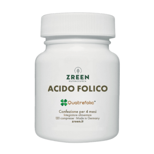 Packshot Integratore alimentare ZREEN Acido Folico