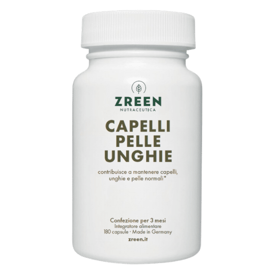Packshot Integratore alimentare ZREEN Capelli Pelle Unghie