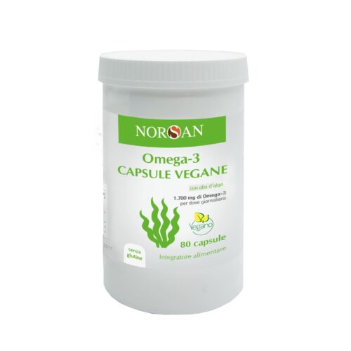 Packshot integratore Norsan Omega 3 Capsule Vegane