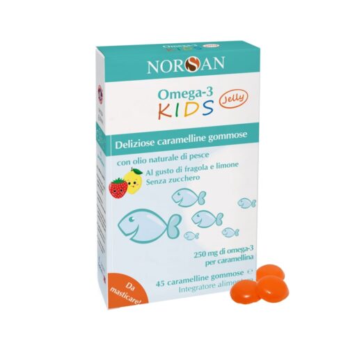 Packshot integratore Norsan Omega 3 KIDS Jelly