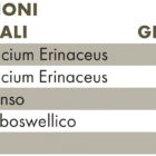Tabella con valori nutrizionali ZREEN HERICIUM PRO