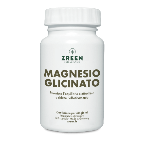 Packshot Integratore alimentare ZREEN Magnesio Glicinato