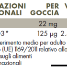 Tabella con valori nutrizionali ZREEN Vitamina D3 5000