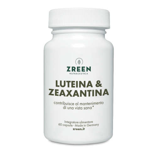 Packshot Integratore alimentare ZREEN Luteina & Zeaxantina