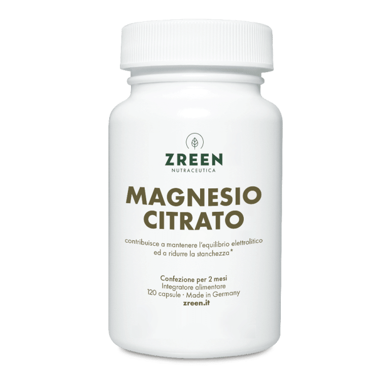 ZREEN Magnesio Citrato Citrato di Magnesio HPMC