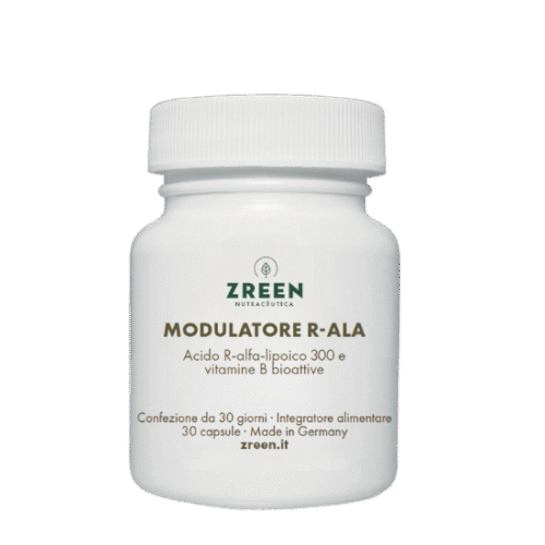 Packshot Integratore alimentare ZREEN Modulatore R-ALA