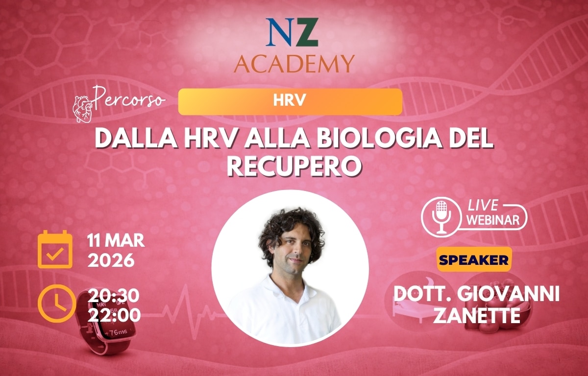 Copertina Webinar NZ Academy: Dalla HRV alla biologia del recupero