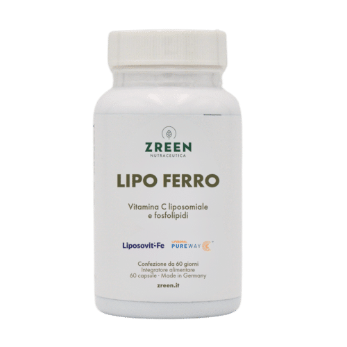 Ferro bisglicinato liposomiale (LIPOSOVIT®-Fe), vitamina C (PureWay-C® liposomiale), agente di rivestimento: idrossipropilmetilcellulosa (HPMC); complesso fosfolipidico in polvere LeciFis EXG.