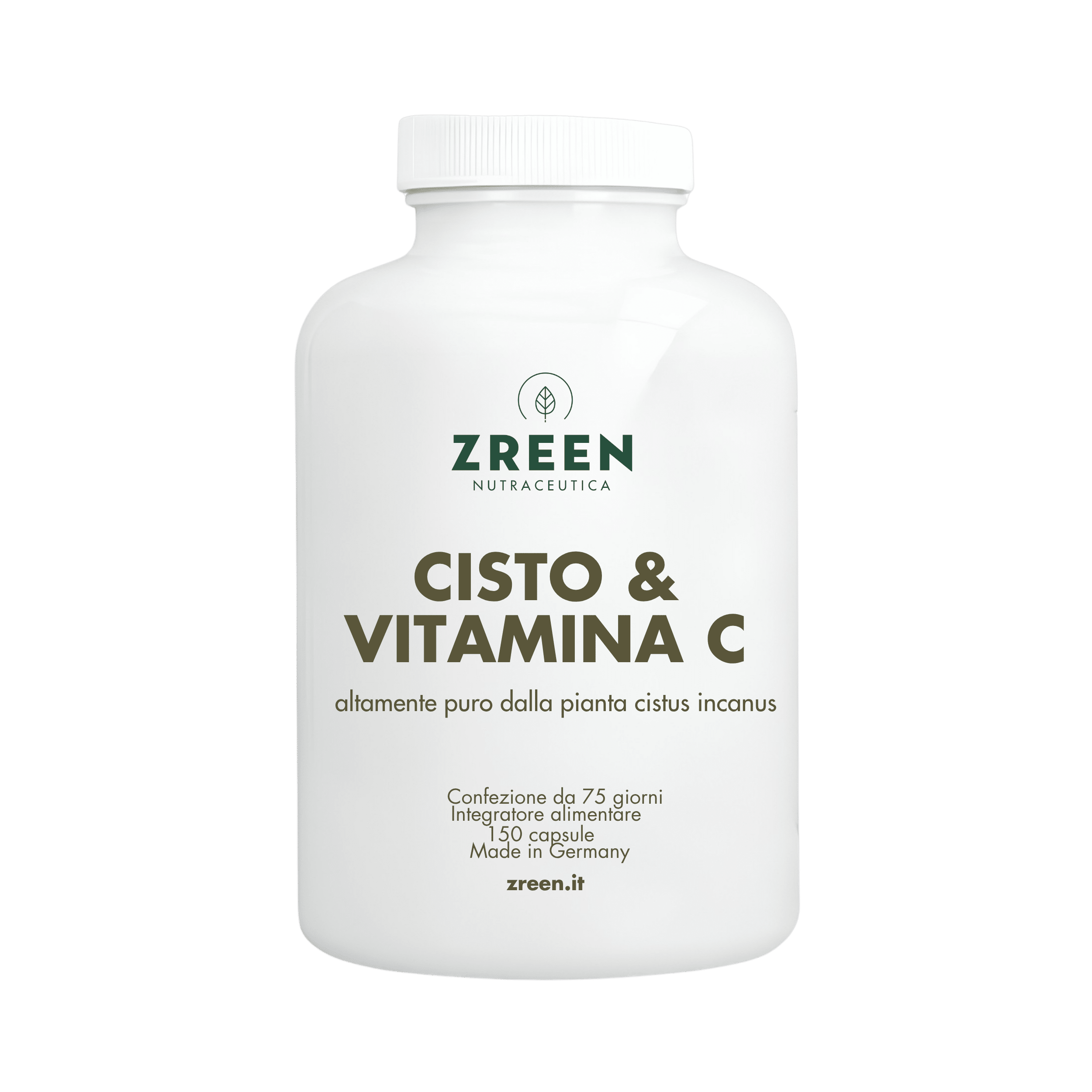 Packshot Integratore alimentare ZREEN Cisto & Vitamina C