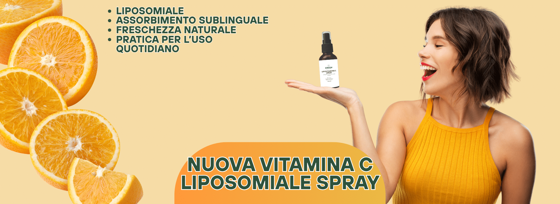 Nuova Vitamina C Liposomiale Spray ZREEN