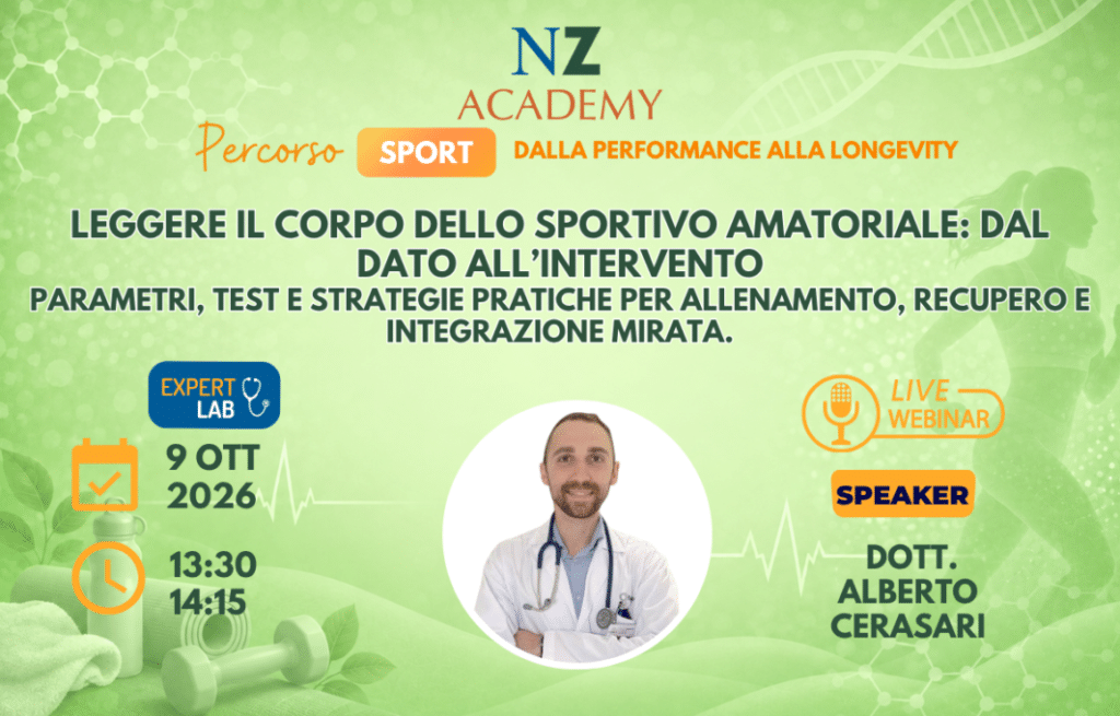 Leggere il corpo dello sportivo amatoriale: dal dato all’intervento (Expert Lab)